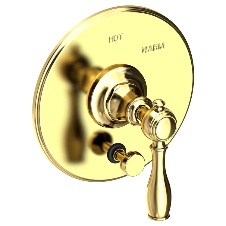 Victoria Pressure Balance Tub/Shower Valve Trim Only with Lever Handle - French Gold PVD - Frankwebs