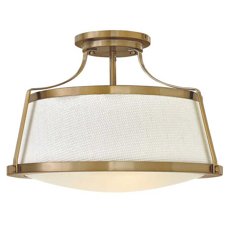 Charlotte Three-Light Semi-Flush Mount Ceiling Light - Frankwebs
