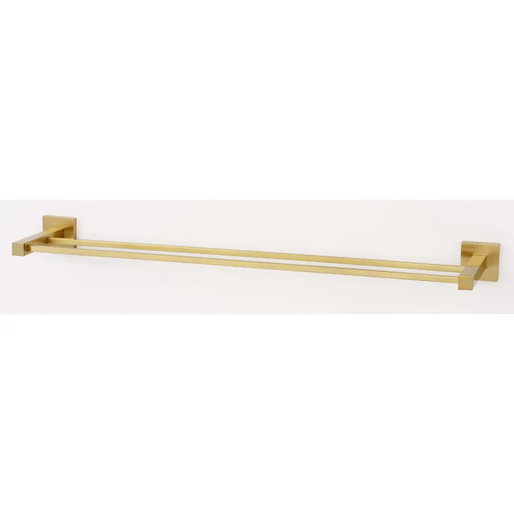 Towel Bar Contemporary II Bath 30 Inch Double Bronze Brass 5-5/16 Inch - Frankwebs