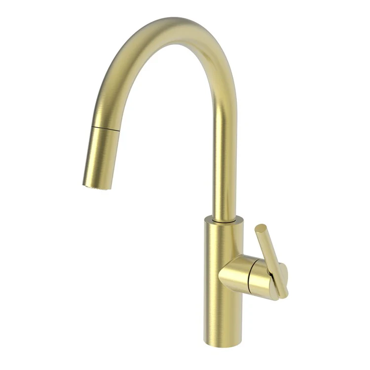 Kitchen Faucet East Linear 1 Lever ADA English Bronze Pull Down Spout Height 9-3/5 Inch 1.8 Gallons per Minute - Frankwebs