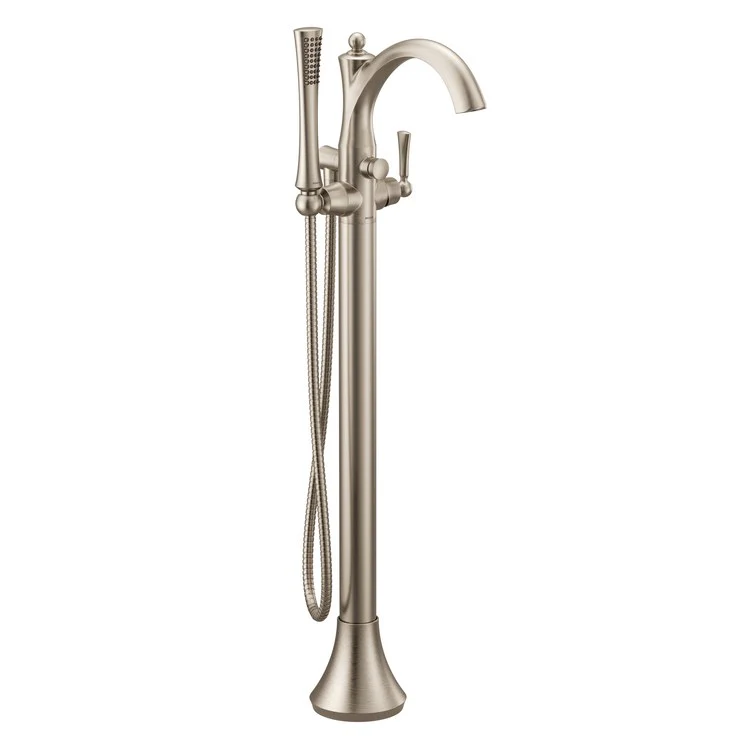 Tub Filler Wynford Floor Mount 1 Lever ADA Chrome 1 Hole - Frankwebs