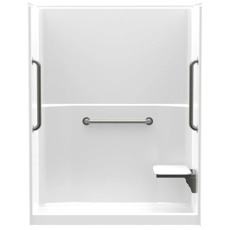 Shower Module 58 x 33 x 76-1/4 Inch Acrylic White 1 Pieces - Frankwebs