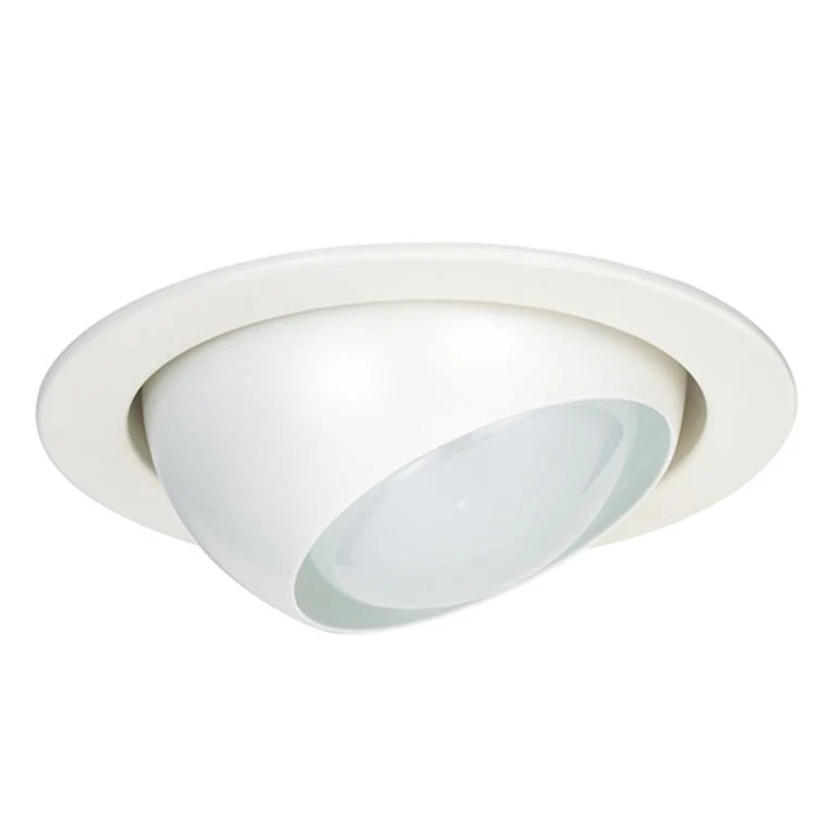 Eyeball Trim Recessed Trims White 1.875H Inch Steel - Frankwebs