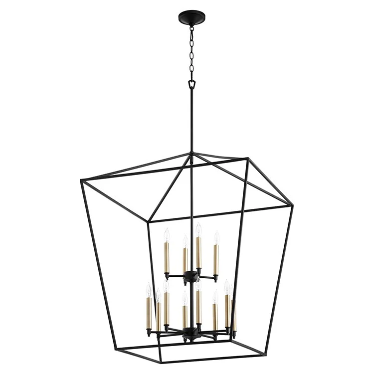 Gabriel Twelve-Light Two-Tier Foyer Pendant - Frankwebs