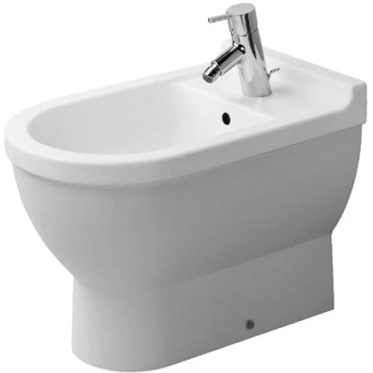 Bidet Starck 3 Free Standing 1 Hole White 14-1/8 x 22 Inch Vitreous China - Frankwebs