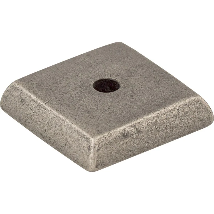 Knob Backplate Aspen Square Silicon Bronze Light 7/8 Inch 1 Hole Bronze - Frankwebs