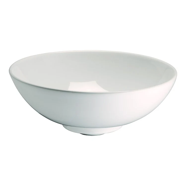 Vessel Diana Above Counter 16-3/4 Inch Bisque Fireclay - Frankwebs
