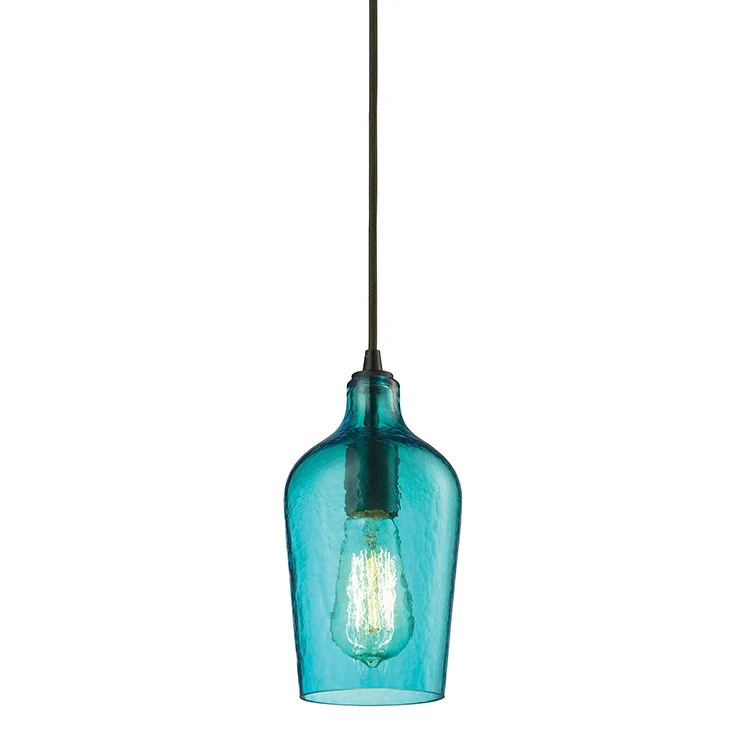 Hammered Glass Single-Light Pendant - Frankwebs