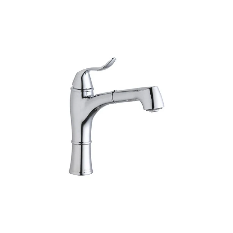 Kitchen Faucet Explore Deck Mount 1 Lever ADA Chrome Pull-Out Spray 1 Hole Spout Height 12-1/4 Inch - Frankwebs