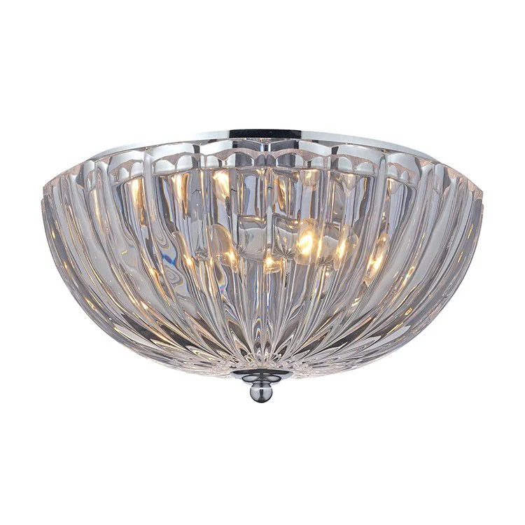 Crystal Two-Light Flush Mount Ceiling Fixture - Frankwebs