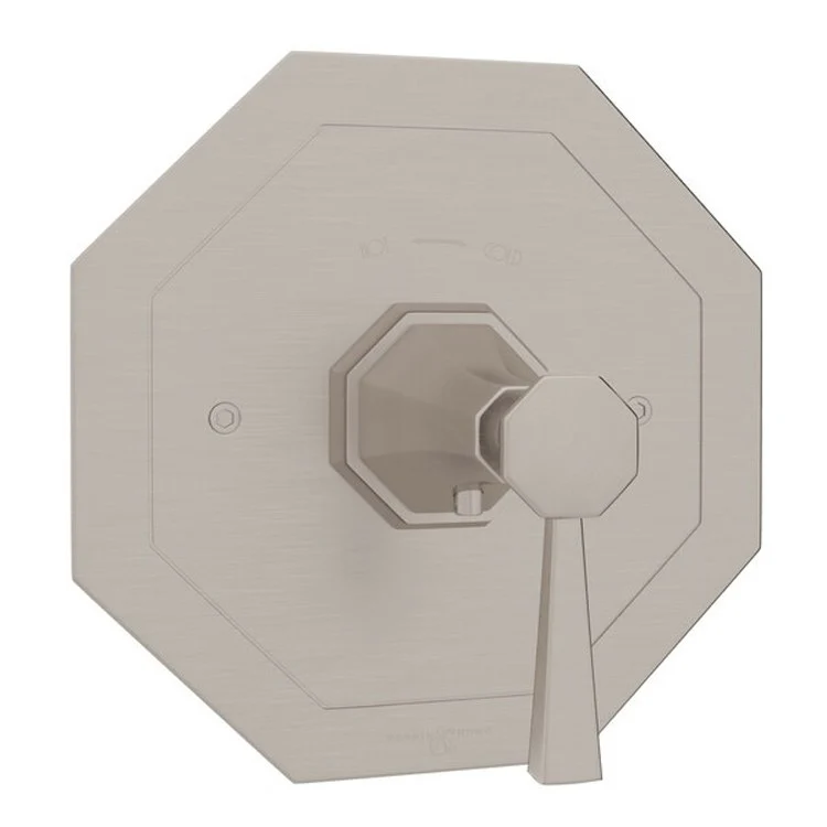 Thermostatic Trim Deco 3/4 Inch without Volume Control 1 Lever English Gold Brass - Frankwebs