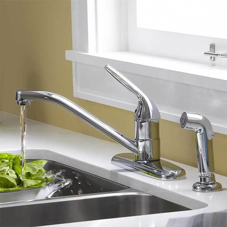 Colony Choice Single Handle Kitchen Faucet with Side Spray - Frankwebs