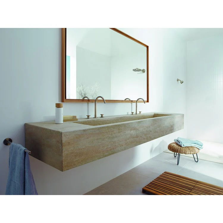 Lavatory Faucet One 170 Widespread 8 Inch Spread 2 Knob WaterSense Brushed Nickel 1.2 Gallons per Minute Less Drain 3 Hole Select/AirPower/Comfort Zone/EcoRight - Frankwebs