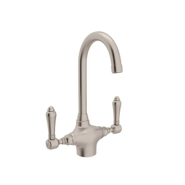 Bar Faucet San Julio 1 Lever Satin Nickel 0.5 Gallons per Minute - Frankwebs