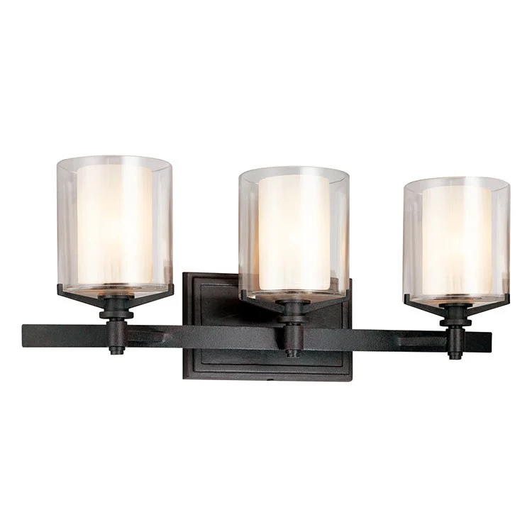 Arcadia Three-Light Bathroom Vanity Fixture - Frankwebs