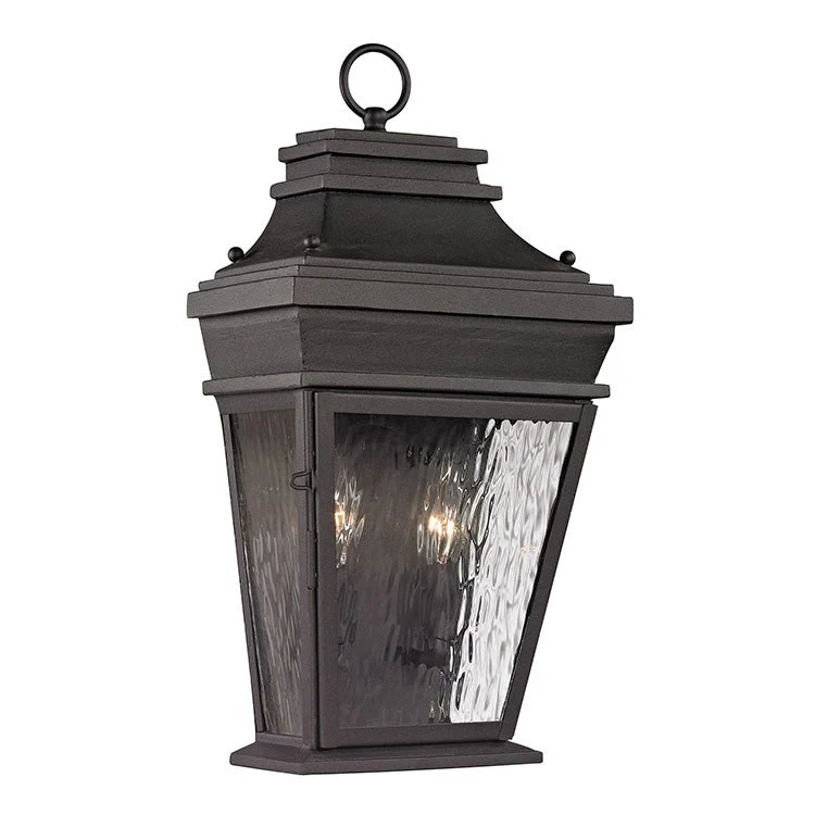 Forged Provincial Two-Light Outdoor Wall Sconce - Frankwebs