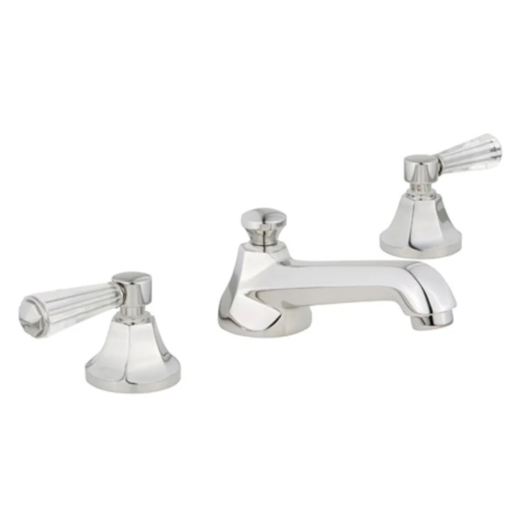 Lavatory Faucet Metropole Widespread 8 to 20 Inch Spread 2 Lever ADA WaterSense Polished Brass Uncoated Living 1.2 Gallons per Minute Pop-Up 3 Hole - Frankwebs