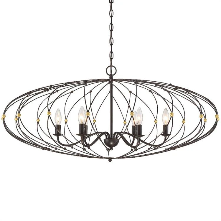 Zucca Six-Light Chandelier - Frankwebs