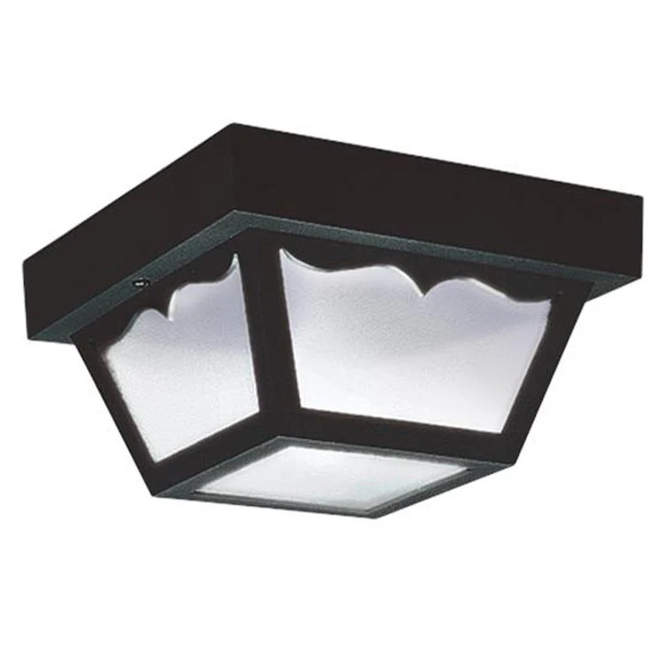 Two-Light LED Outdoor Flush Mount Ceiling Fixture - Frankwebs
