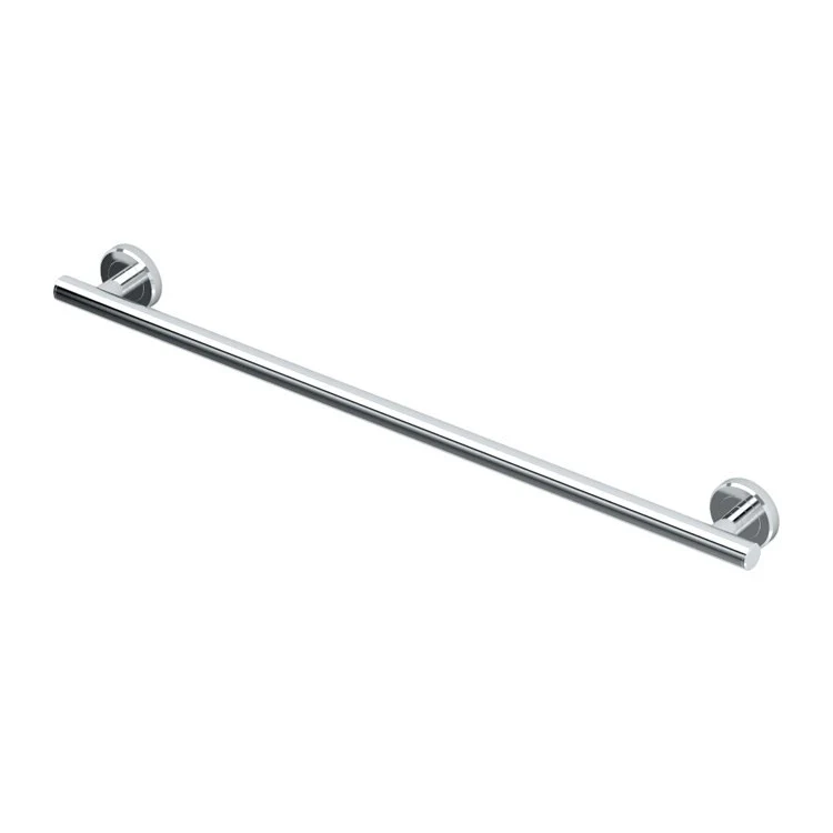 Grab Bar Latitude II 24 Inch Grip Bar Chrome Wall Mount Stainless Steel ADA - Frankwebs