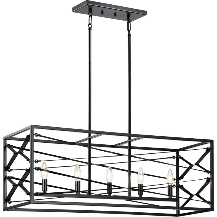 Sevan Five-Light Linear Chandelier - Frankwebs