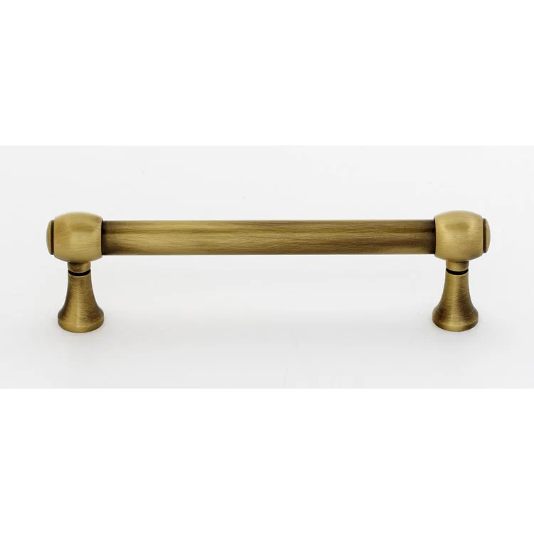 Pull Royale Unlacquered Brass 4 Inch 4-3/4 Inch 1-1/4 Inch - Frankwebs