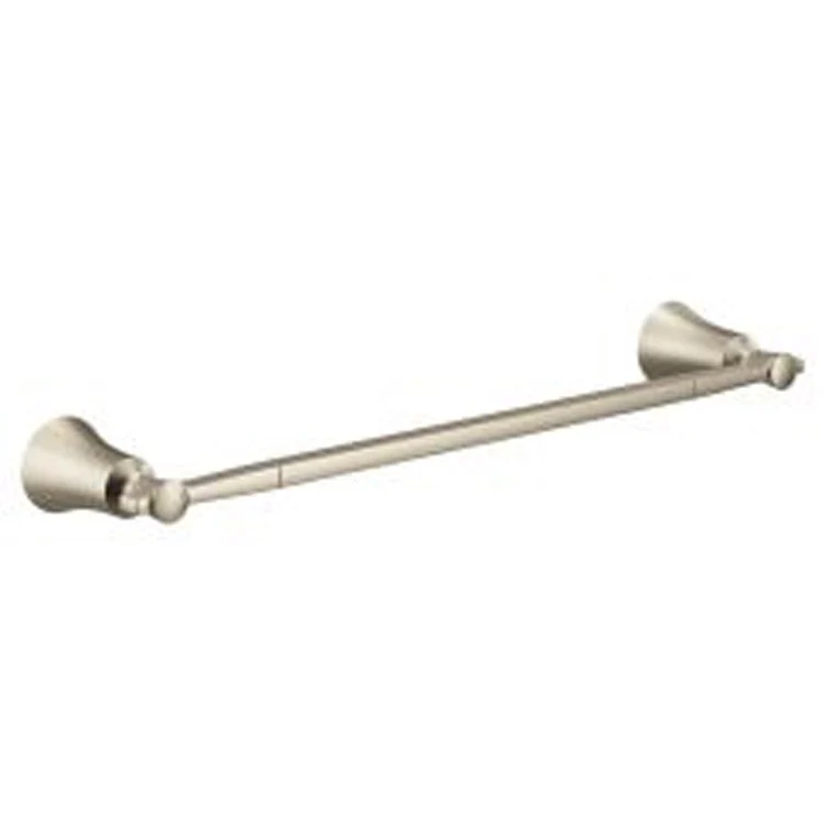 Towel Bar Flara 24 Inch Polished Nickel 4 Inch - Frankwebs