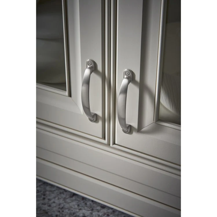 Pull Asbury Arendal Cup Polished Nickel Zinc Alloy 5 Inch 6-3/4x2/3x1-1/8 Inch - Frankwebs