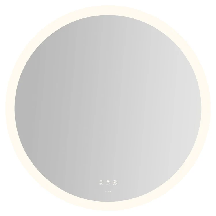 Bathroom Mirror Instinct with Perimeter Lighting Round 30 Inch Wall Mount - Frankwebs