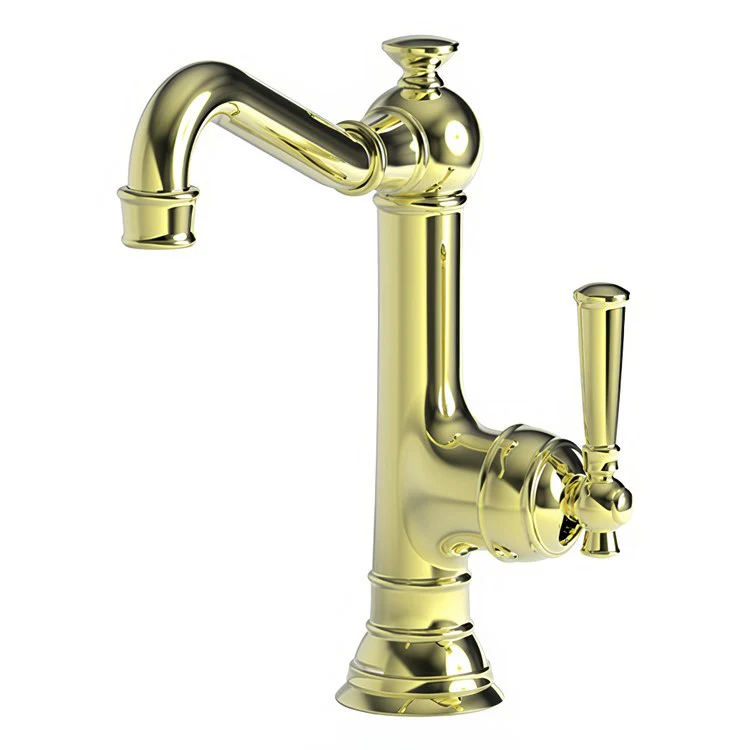 Bar Faucet Jacobean 1 Lever ADA Antique Copper Rotating Brass Spout Height 7-3/4 Inch 1.8 Gallons per Minute - Frankwebs