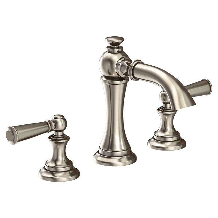 Lavatory Faucet Sutton Widespread 8 to 20 Inch Spread 2 Lever ADA White 1.2 Gallons per Minute Brass Spout Height 4-1/8 Inch - Frankwebs