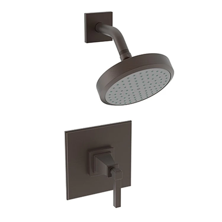 Shower Trim Malvina Pressure Balanced Square Face Plate 1 Lever Forever Brass PVD ADA 1.8 Gallons per Minute 1 Function - Frankwebs