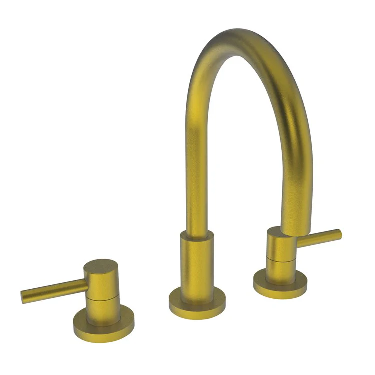 Lavatory Faucet East Linear Widespread 8 to 20 Inch Spread 2 Lever ADA Flat Black 1.2 Gallons per Minute Brass Spout Height 6-1/8 Inch - Frankwebs