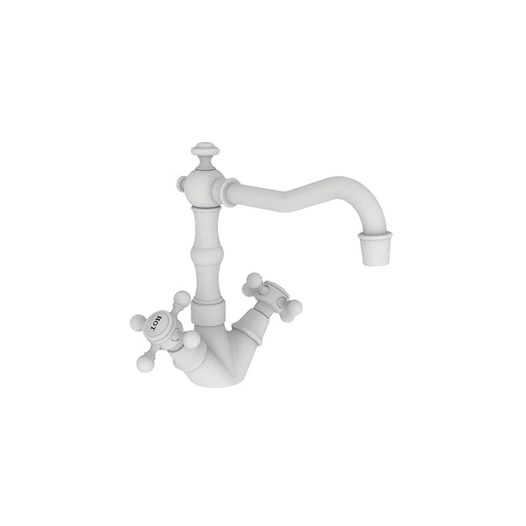 Bar Faucet Chesterfield 2 Cross ADA Satin Gold PVD Spout Height 5-1/4 Inch - Frankwebs