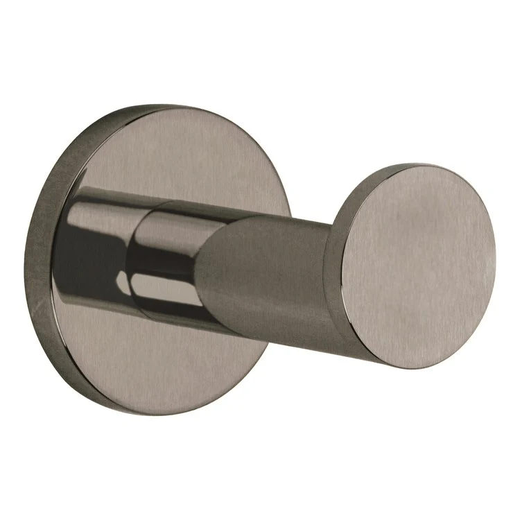 Robe Hook East Linear Single Flat Black 2-2/5 Inch Wall Mount Brass - Frankwebs