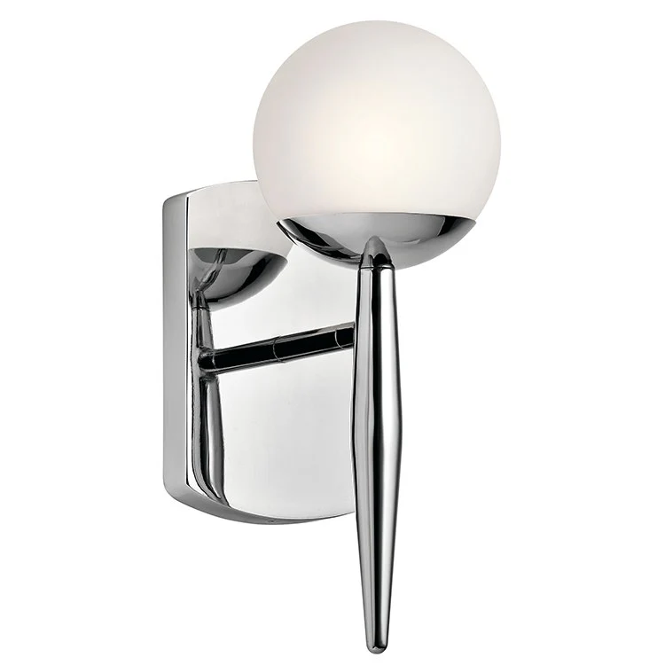 Jasper Single-Light Halogen Bathroom Wall Sconce - Frankwebs