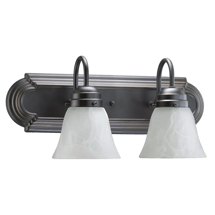 Signature Two-Light Bathroom Vanity Fixture - Frankwebs