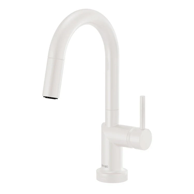 Bar Faucet Odin 1 Less Handle ADA Brilliance Polished Nickel SmartTouch Pull Down with Arc 1.8 Gallons per Minute - Frankwebs