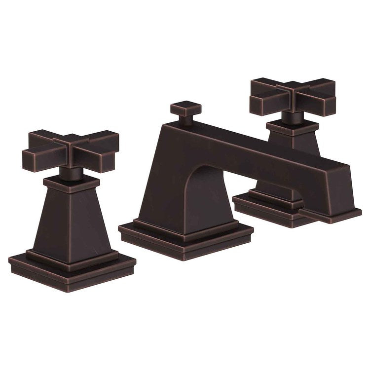 Lavatory Faucet Malvina Widespread 8 to 20 Inch Spread 2 Cross ADA Stainless Steel PVD 1.2 Gallons per Minute Brass Spout Height 2 Inch - Frankwebs