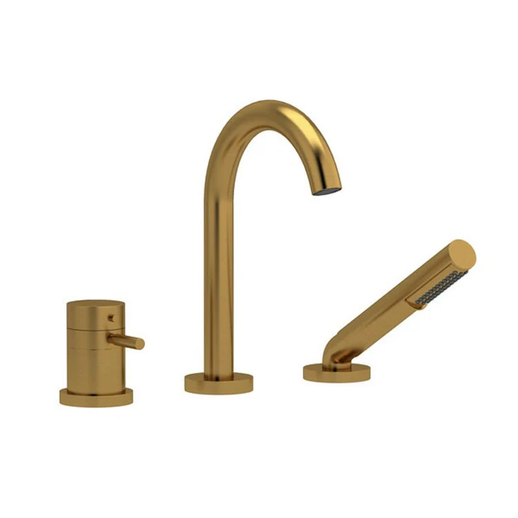 Tub Filler Riu T Deck Mount 1 Lever ADA Black - Frankwebs