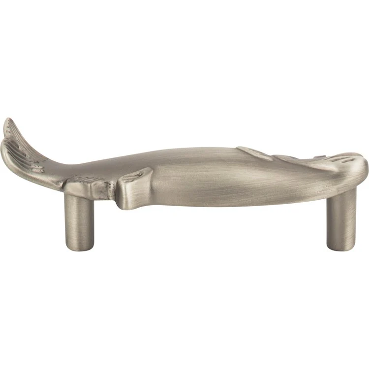 Drawer Pull Atlas Nautical/Ocean Fish Brushed Nickel Zinc Alloy 3 Inch 4 Inch - Frankwebs