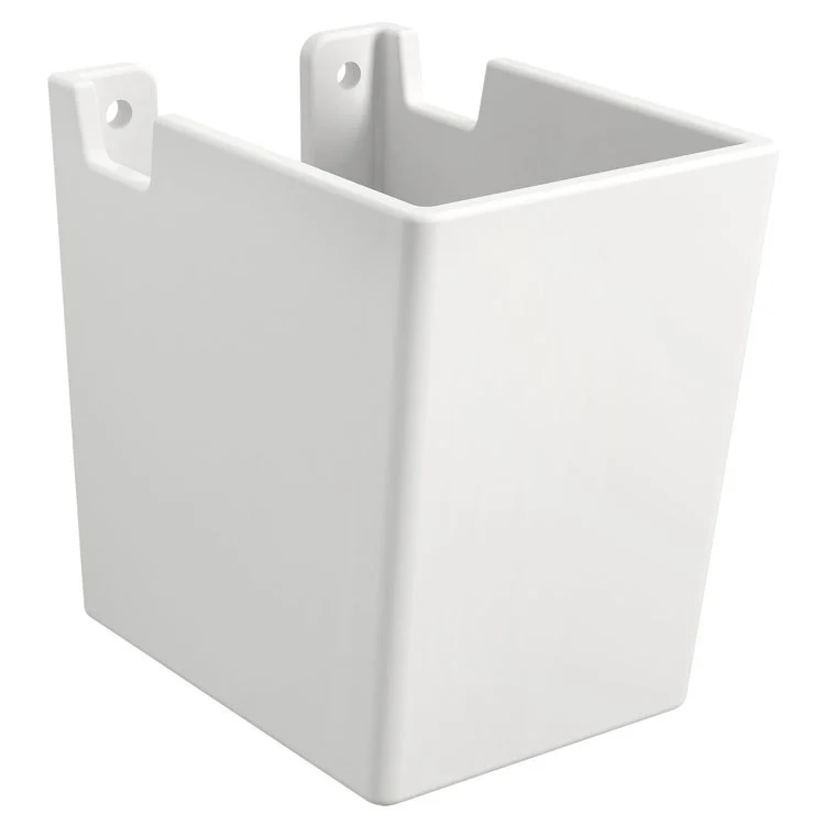 Lavatory Shroud Eurocube Sink Wall Hung Fireclay ADA Alpine White 10.625 x 7 x 10 Inch - Frankwebs