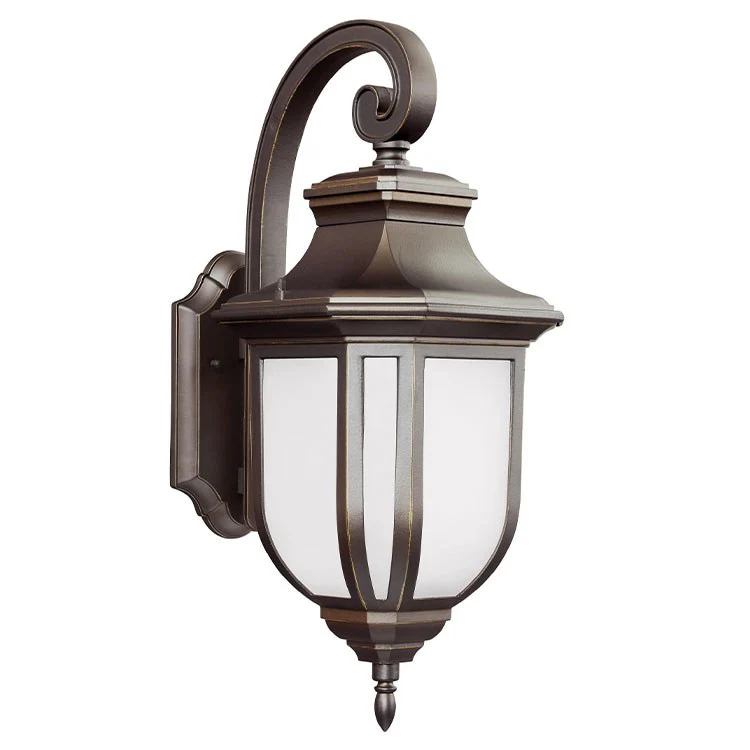 Childress Single-Light LED Large Outdoor Wall Lantern - Frankwebs