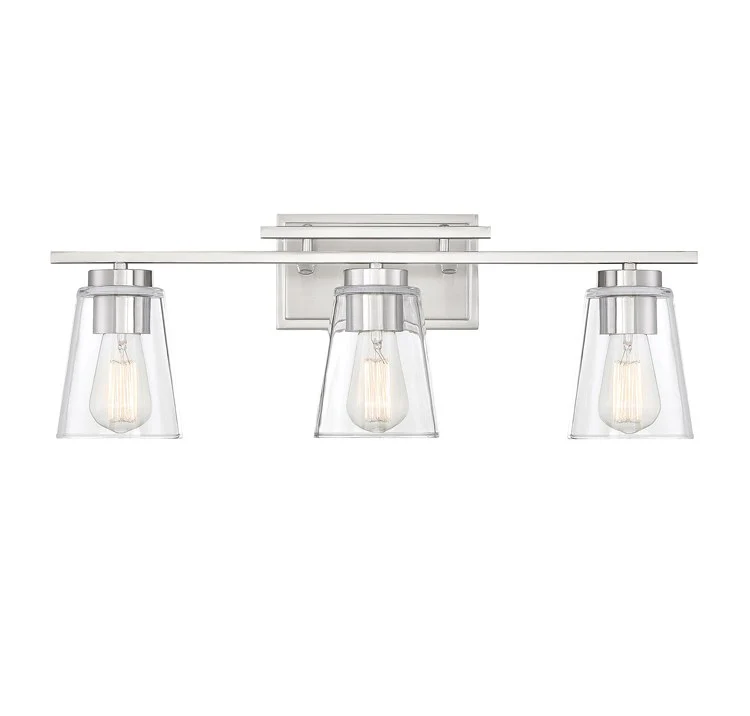 Calhoun Three-Light Bathroom Vanity Fixture - Frankwebs