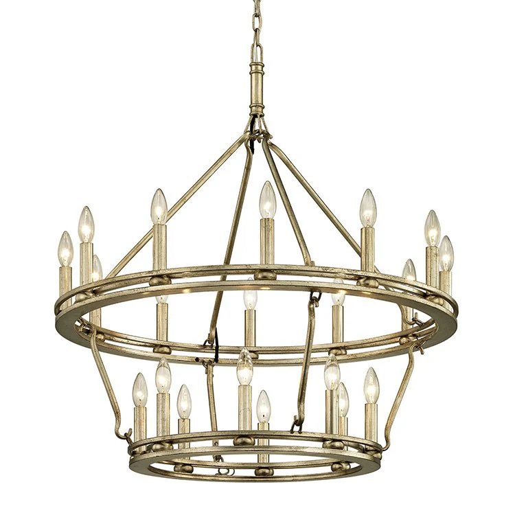 Sutton Twenty-Light Two-Tier Chandelier - Frankwebs