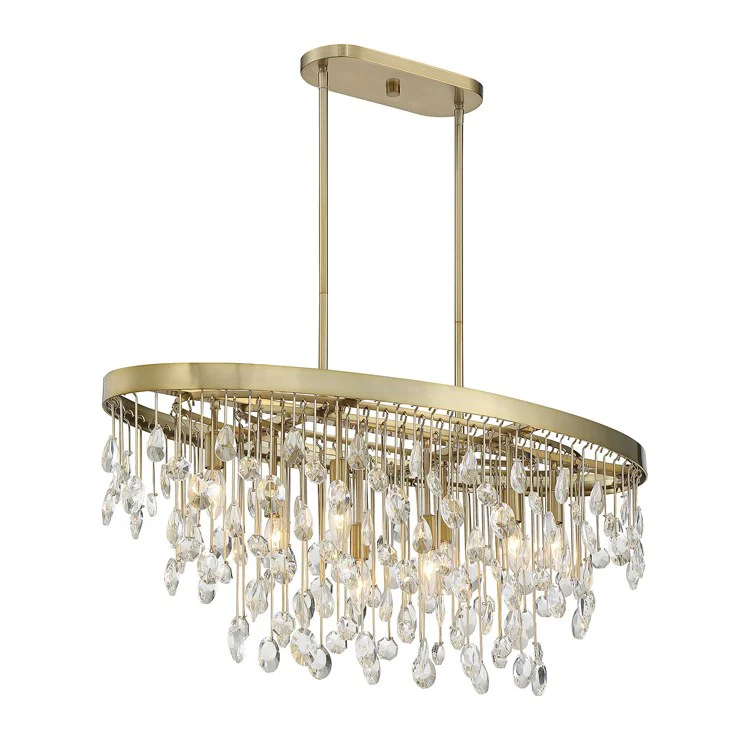 Livorno Eight-Light Linear Chandelier - Frankwebs