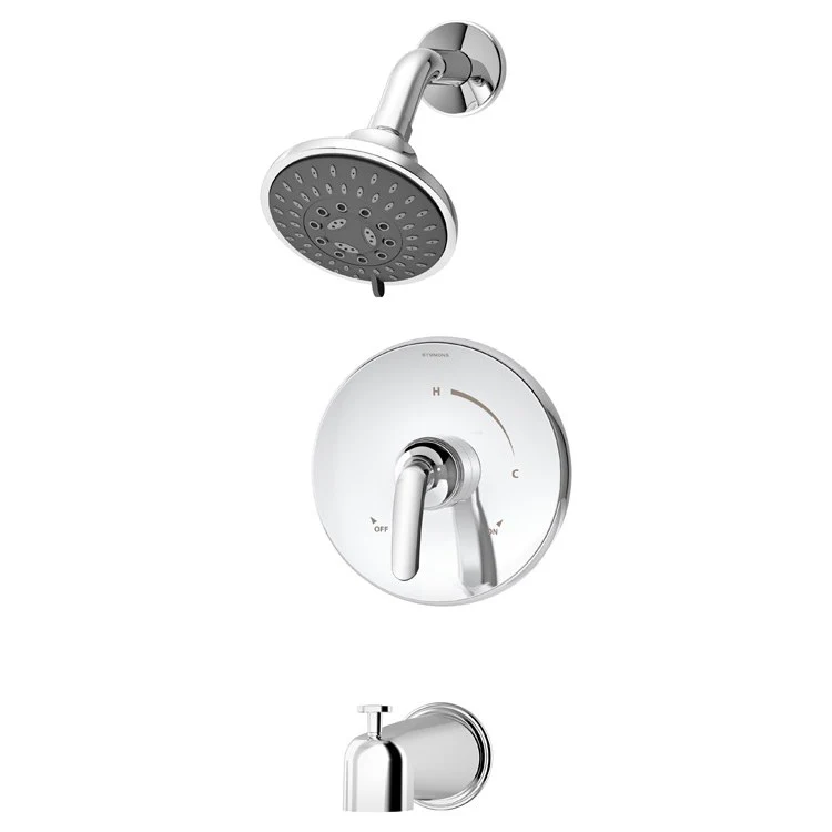 Elm Single Handle Wall-Mount Tub and Shower Trim Kit without Valve - Frankwebs