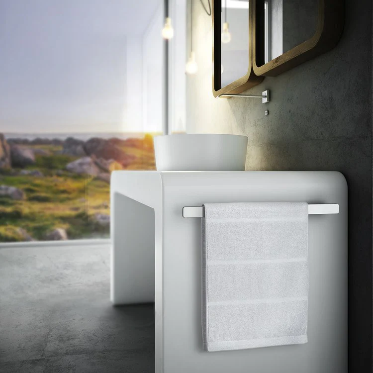 Towel Bar Outline 14 Inch Cabinet Polished Chrome Aluminum 1-7/8 Inch - Frankwebs