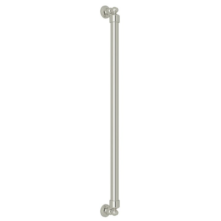 Grab Bar Georgian Era 28 Inch Decorative Polished Nickel ADA Wall Mount Brass - Frankwebs