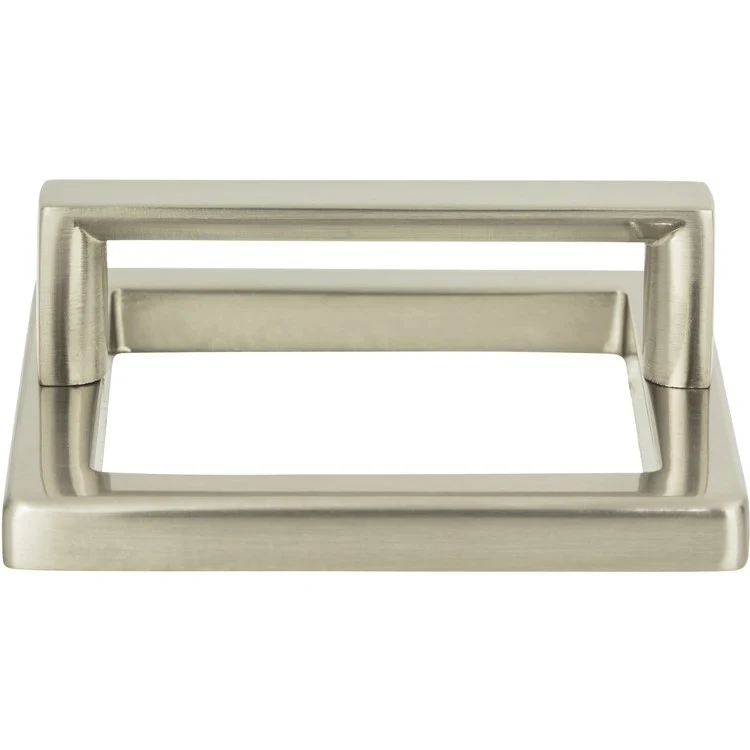 Drawer Pull Atlas Tableau Square Base & Top Polished Nickel Zinc Alloy 2-1/2 Inch - Frankwebs